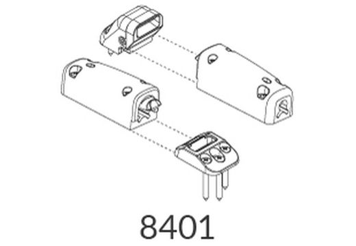 Crémone pompier de sécurité pour anti-panique