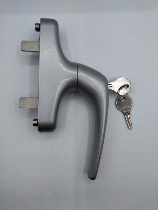 Crémone ouvrante 2 lames bloc léo avec clé