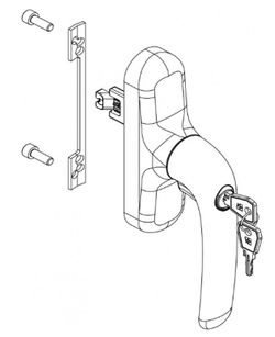 Cremone prima 900 oscillo com chave