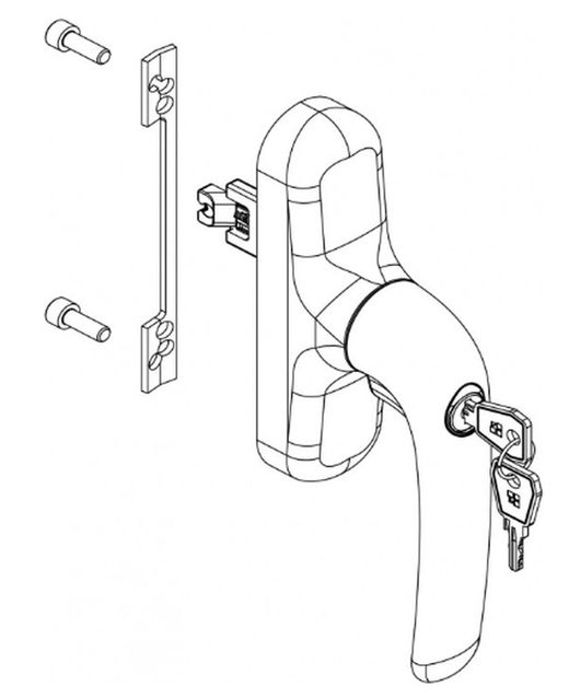 Cremone prima 900 oscillo com chave