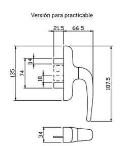Crémone premium praticable.