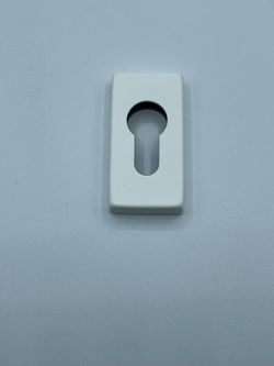 Enjoliveur carré pour cylindre 9016-texturé mat.