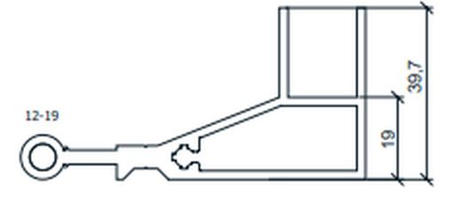 Alco 1 quadrado ajustável