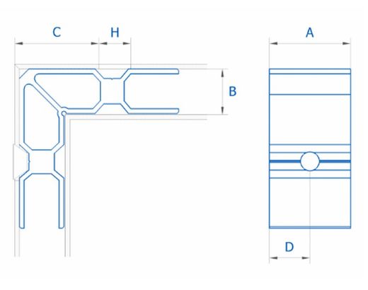 Suporte de pivô Alcan 1b501.