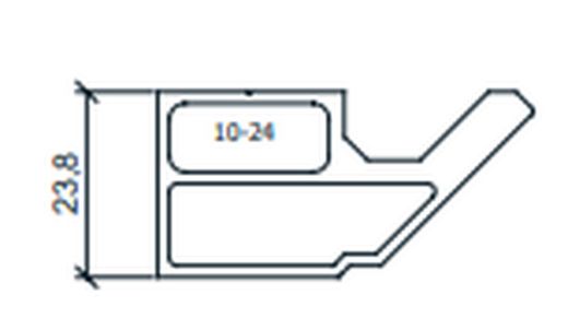 Escuadra pivotes hoja puerta