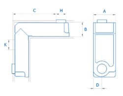 Esquadro pivô pr-12/Catalão.