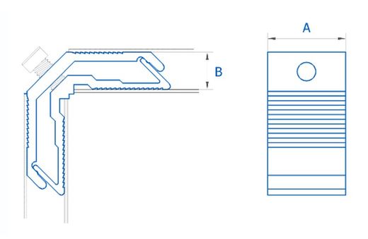 Pré-quadro quadrado 36 com nó