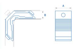 Pré-quadro quadrado 50 nós