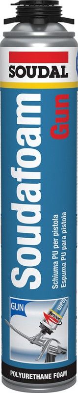 Espuma Polyu para pistola de fio soudafoam 750ml.