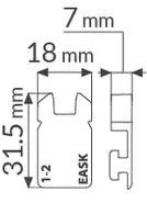 Gancho de Hoja para Cierre Perimetral