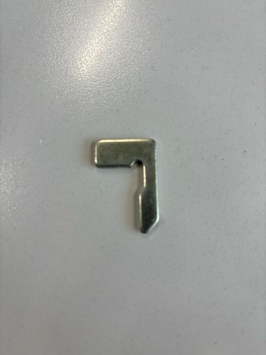 Gancho de folha perimetral em "L".
