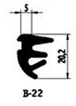 Goma acristalar PB22