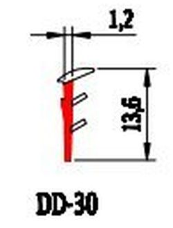 Goma acristalar pdd30n hueco 2mm (250mt).