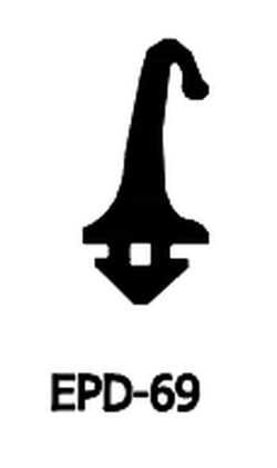 Joint central EPD en caoutchouc