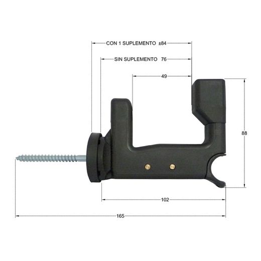 Grillon 1 feuille noire