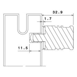 Aimant de verrouillage coulissant blanc MagnetoLock V2.0 X / MagnetoLock V2.0 XL REMACH