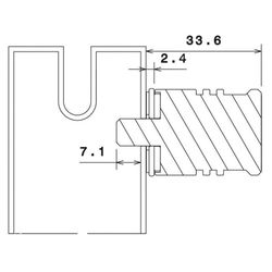 Aimant de verrouillage coulissant blanc MagnetoLock V2.0 X / MagnetoLock V2.0 XL REMACH