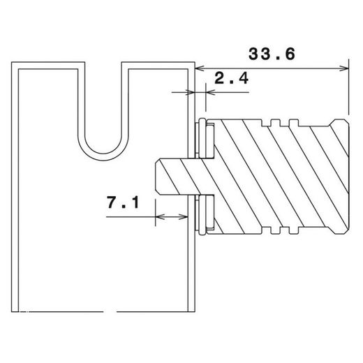 Aimant de verrouillage coulissant blanc MagnetoLock V2.0 X / MagnetoLock V2.0 XL REMACH