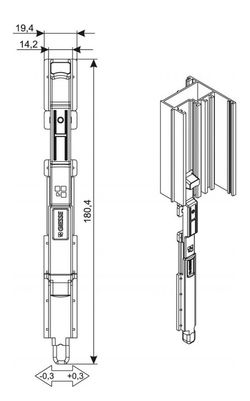 Jeu. Goupille giap pliante guidée européenne.