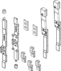 Jeu de broches oscillantes à levier Inca