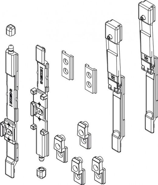 Jeu de broches oscillantes à levier Inca