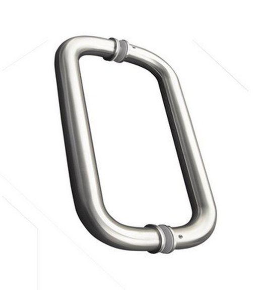 Conjunto de puxadores tubulares 25x250 aço inoxidável