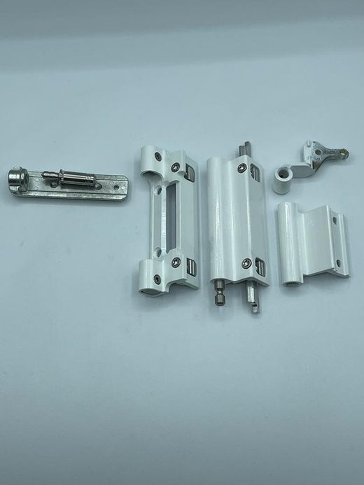 Jeu de charnières oscillo-battantes en aluminium 540 - 90 kg.