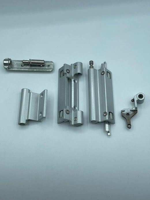 Juego Bisagras Oscilobatiente Aluminio 540 - 90 kg.