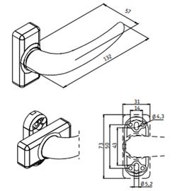 Jeu de manivelles à bouclier récupérable.