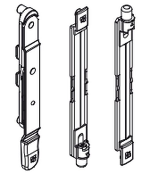 Pasador bidireccional palanca practicable.
