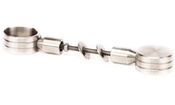 Juego Soporte Tirador T40 Doble Inox