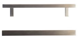 JUEGO TIRADOR TORREON RECTANGULAR L.500 30X20 INOX