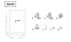 Kit de frappe 1 lame sans cale.