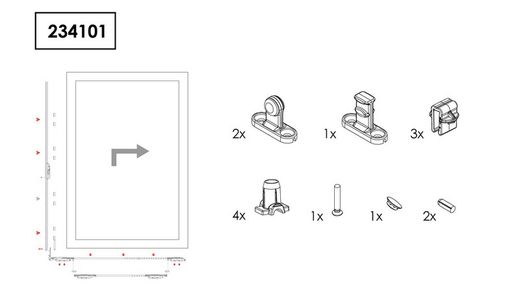 Kit de frappe 1 lame sans cale.