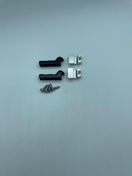 Kit de crochets périmétriques argentés
