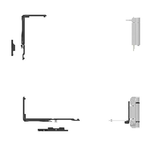 Kit de segurança Oscilo evo para fechamento da moldura sem cremona