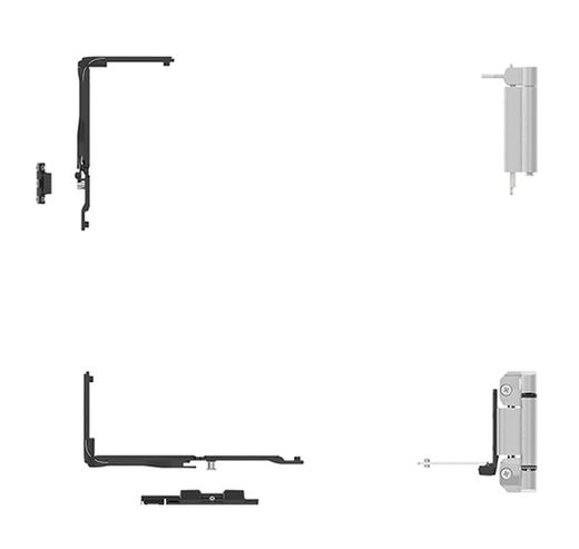 Kit de balanço Evo-soft para fechamento da moldura sem cremona