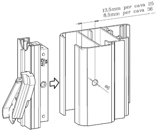 Bouton majorquin bouton rotatif c36 lux