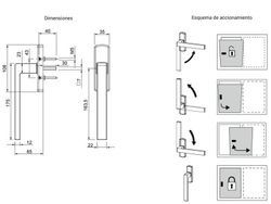 Poignée de levage Kora LS-175 GS1000.
