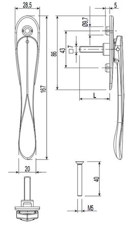 Manche multipoints extra-plat.