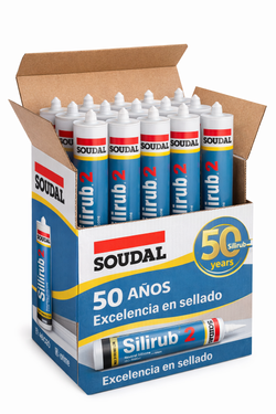 Pack de 15 Tubos silicona neutra silirub ral 300ml.