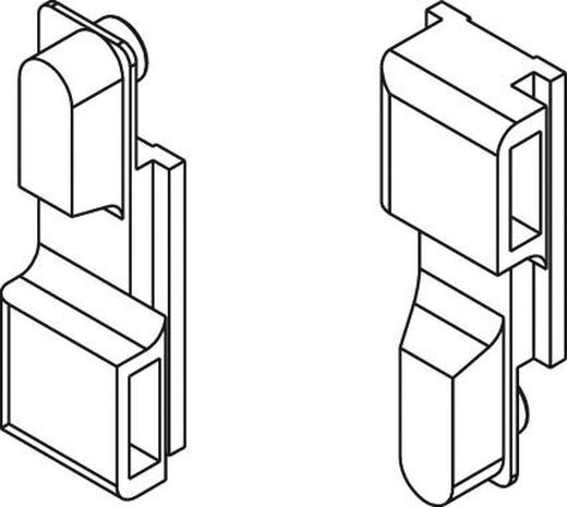 Paire de gants à crémone pliables.