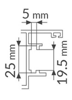 Pino de rosqueamento curto 117mm