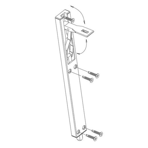 Pino de suporte Titan, comprimento 220 mm
