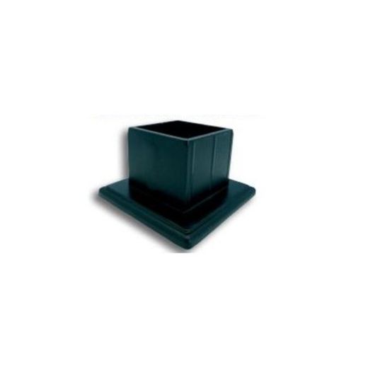 Pied de garde-corps 60x60 noir