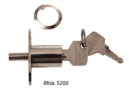 Bouton central chromé avec clés identiques