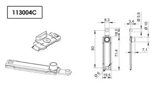 Kit point de fermeture borne Evo-soft