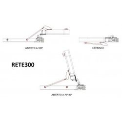 Fixe-feuilles majorquin +200mm noir