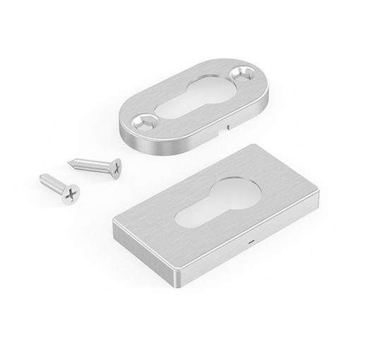 Rosace carrée en acier inoxydable Kairox