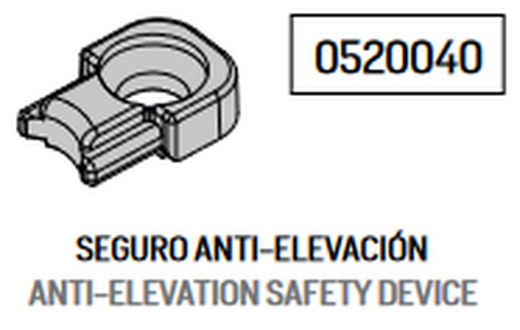 Seguro anti-elevação do quadro